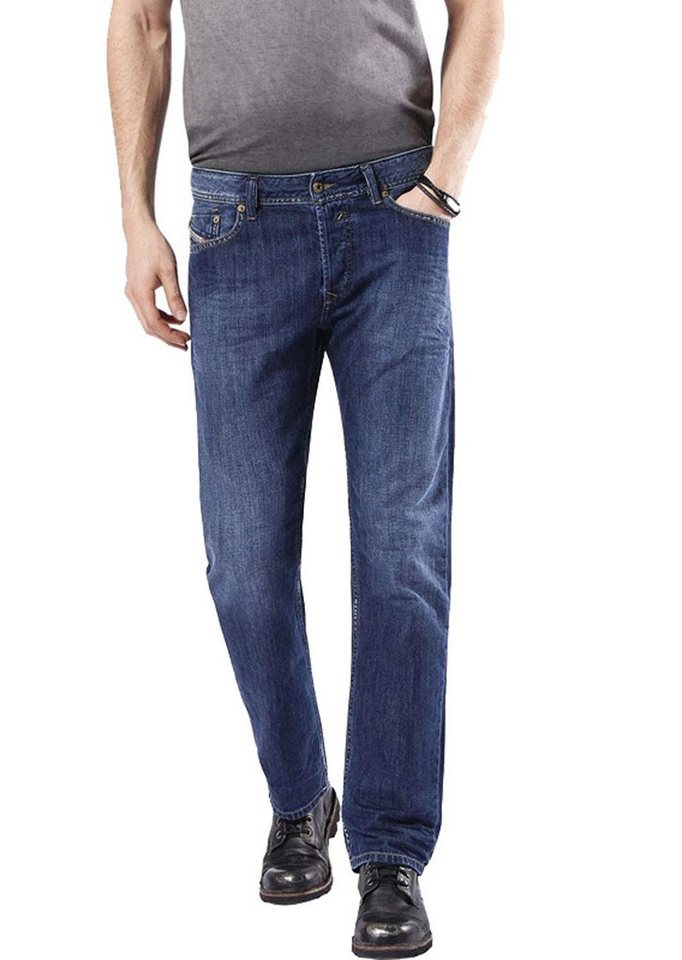 Diesel Straight-Jeans Diesel Waykee 0855L Herren Jeans Hose Regular Straight von Diesel