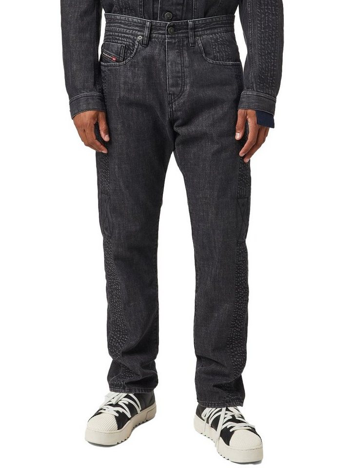 Diesel Straight-Jeans Regular Hose - D-Viker 0AFAF - Länge:30 von Diesel