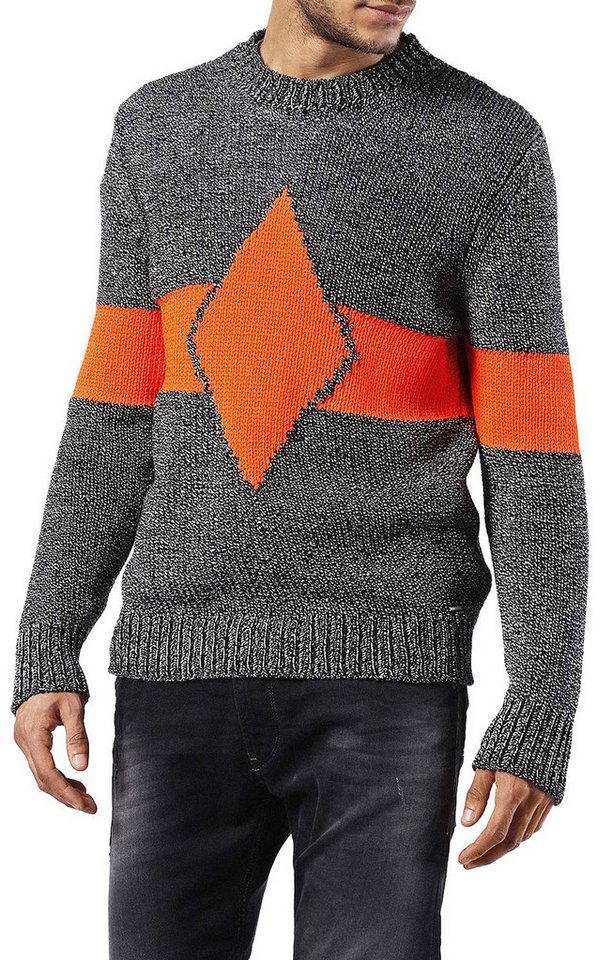 Diesel Strickpullover K-Ingenium Grau von Diesel