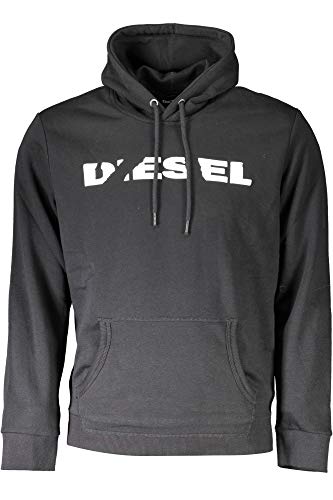 Diesel Sweatshirt Herren XL Langarm Schwarz 00STS4-RWAP0-900 Black von Diesel