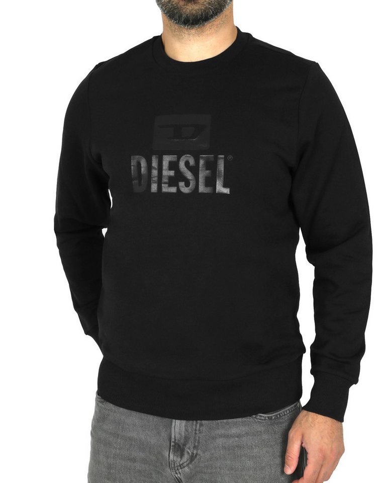 Diesel Sweatshirt - Regular Fit - Supersoft Pullover - S-GIR TONE ON TONE von Diesel