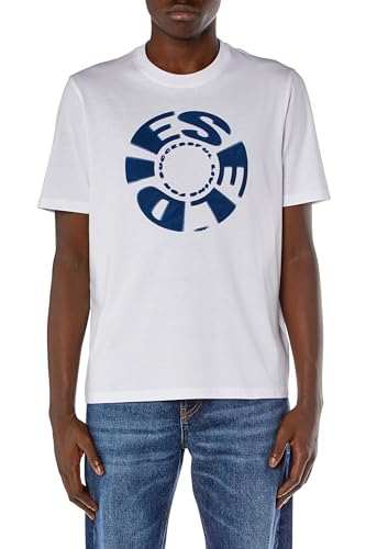 Diesel_T-Adjust-K9 Maglietta_Shirt_Farbe: Weiß_M von Diesel