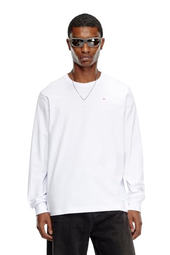 Diesel_T-Adjust-LS-MICRODIV Maglietta_Shirt_Weiß_XXL von Diesel