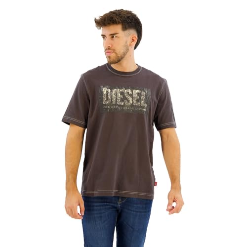 Diesel_T-Adjust-Q1 Maglietta_Shirt_Grau_XXL von Diesel
