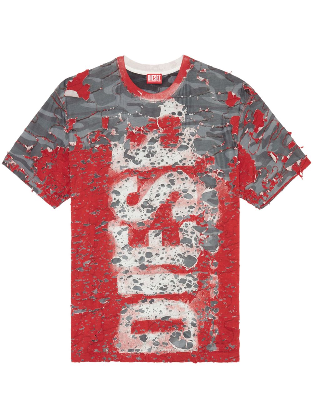 Diesel T-Box-Peel T-Shirt - Rot von Diesel