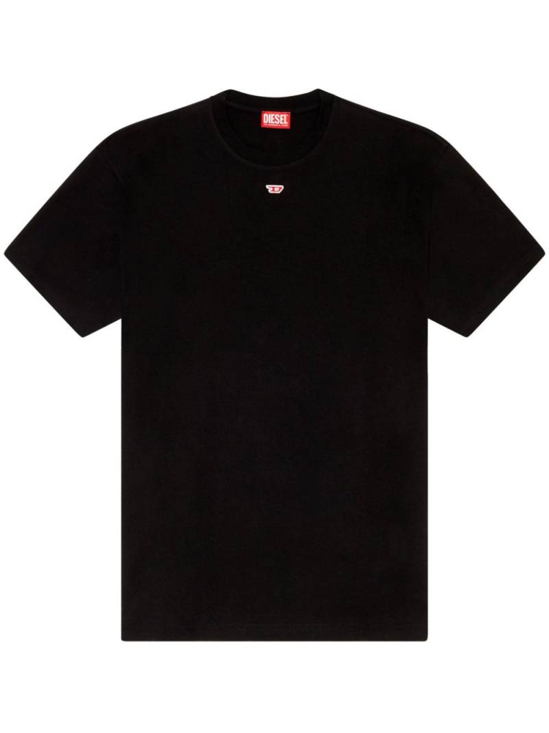 Diesel T-Boxt-D T-Shirt mit Logo-Patch - Schwarz von Diesel