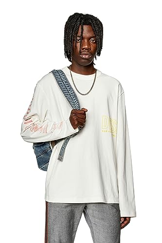 Diesel_T-Crane-LS-L5 MAGLIE_Shirt_Weiß_XL Diesel_T-Crane-LS-L5 MAGLIE_Shirt_Weiß_XL von Diesel