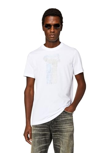 Diesel_T-DIEGOR-K68 MAGLIET_Shirt_Weiß_XL von Diesel