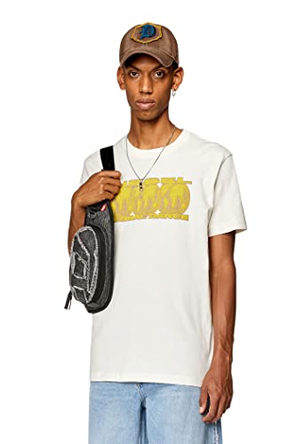 Diesel_T-DIEGOR-L10 MAGLIET_Shirt_Weiß_XS von Diesel