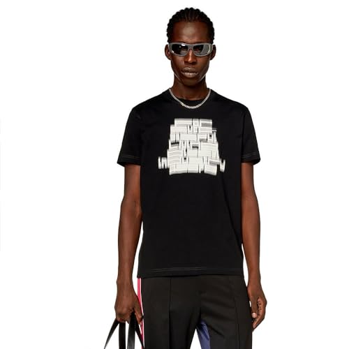 Diesel_T-DIEGOR-N1 MAGLIETT_Shirt_Schwarz_L von Diesel