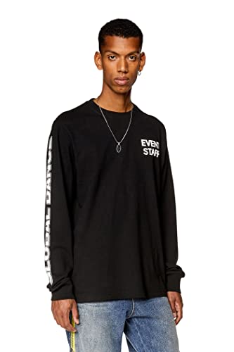 Diesel_T-JUST-LS-L3 MAGLIET_Sweatshirt_Schwarz_3XL von Diesel
