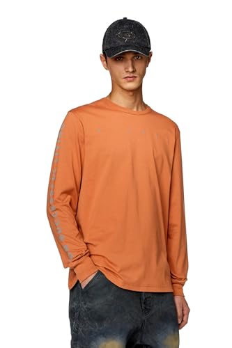 Diesel_T-JUST-LS-N7 MAGLIET_Shirt_Braun_M von Diesel