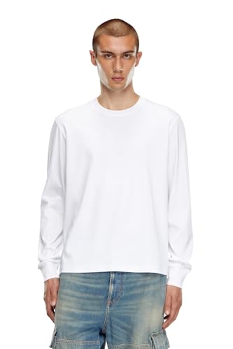 Diesel_T-MADJUST-LS-K1 Maglietta_Sweatshirt_Weiß_XL von Diesel