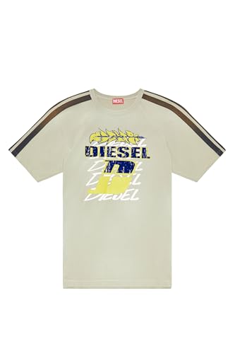 Diesel_T-ROXT-Stripe Maglietta_Shirt_Beige_XXL von Diesel