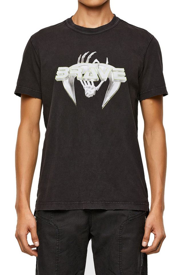 Diesel T-Shirt Diesel Herren "T-DIEBIND-SLITS-A2 MAGLIETTA" T-Shirt von Diesel