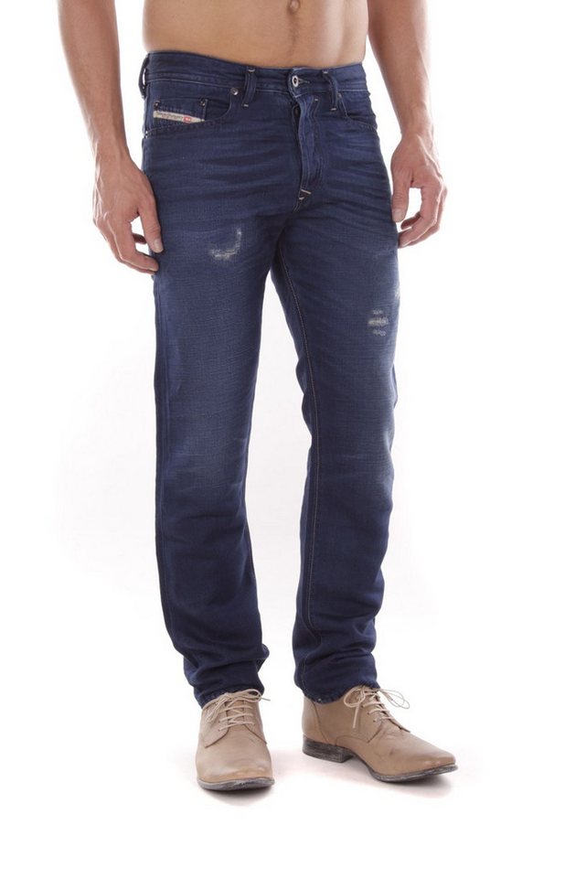 Diesel Tapered-fit-Jeans Diesel Buster 0665T Herren Jeans Hose Slim Tapered von Diesel