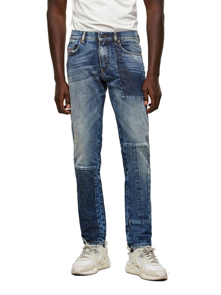 Diesel Tapered-fit-Jeans Diesel D-Strukt 009NI Herren Jeans Hose Slim Tapered von Diesel