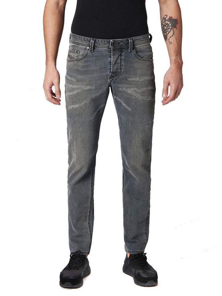 Diesel Tapered-fit-Jeans Diesel Herren Larkee-Beex 084TL Jeans Hose Regular Tapered von Diesel