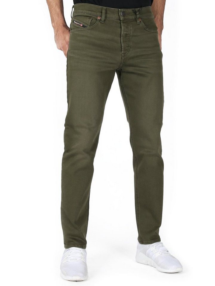 Diesel Tapered-fit-Jeans Knöchellang - Army Grün - D-Fining 09A32-5HQ von Diesel