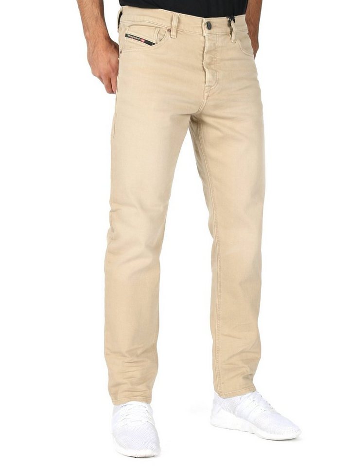 Diesel Tapered-fit-Jeans Stretch Hose Beige - D-Fining 09A32 7DH von Diesel