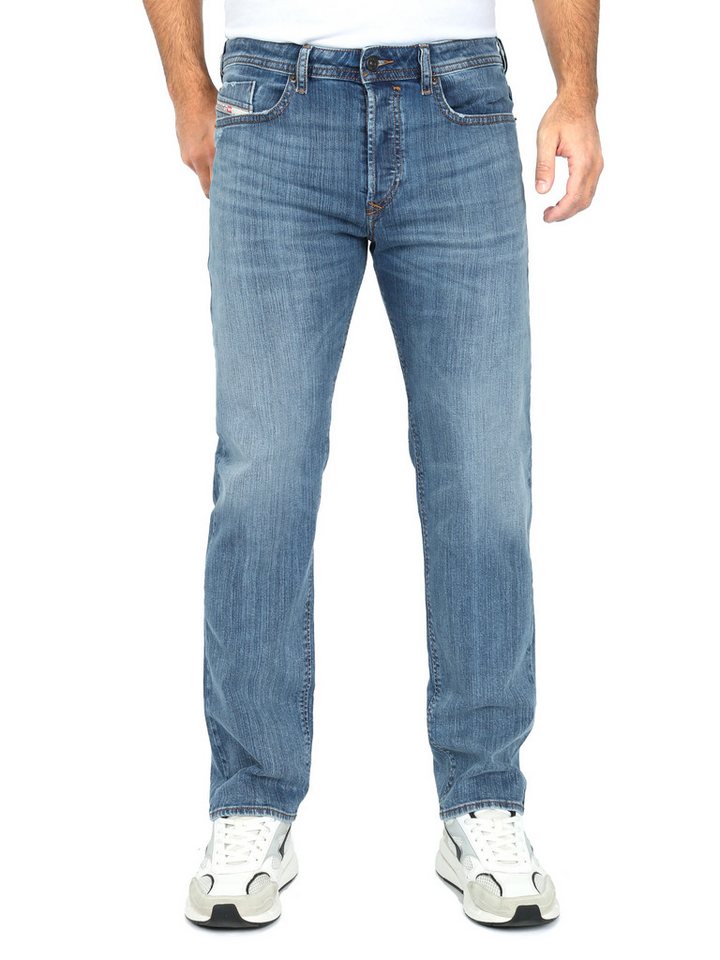 Diesel Tapered-fit-Jeans Regular Fit, leicht & weich - BUSTER X R097E - Länge:32 von Diesel