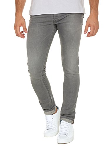 Diesel Tepphar R39N8 Herren Jeans Hose Slim Carrot (DE/NL/SE/PL, Bundweite & Schrittlänge, 29, 32, Grau) von Diesel