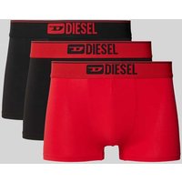 Diesel Trunks mit Logo-Stitching Modell 'Damien' im 3er-Pack in Rot, Größe XL von Diesel