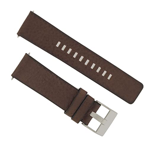 Diesel Uhrband Wechselarmband LB-DZ1654 Original Ersatzband DZ 1654 Uhrenarmband Leder 24 mm Braun von Diesel