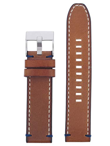 Diesel Uhrband Wechselarmband LB-DZ4470 Ersatzband DZ4470 Uhrenarmband Leder 22 mm Braun von Diesel