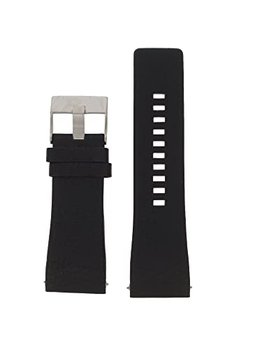 Diesel Uhrenarmband 30mm Leder Schwarz Uhrband DZ-7326 / LB- DZ7326 von Diesel