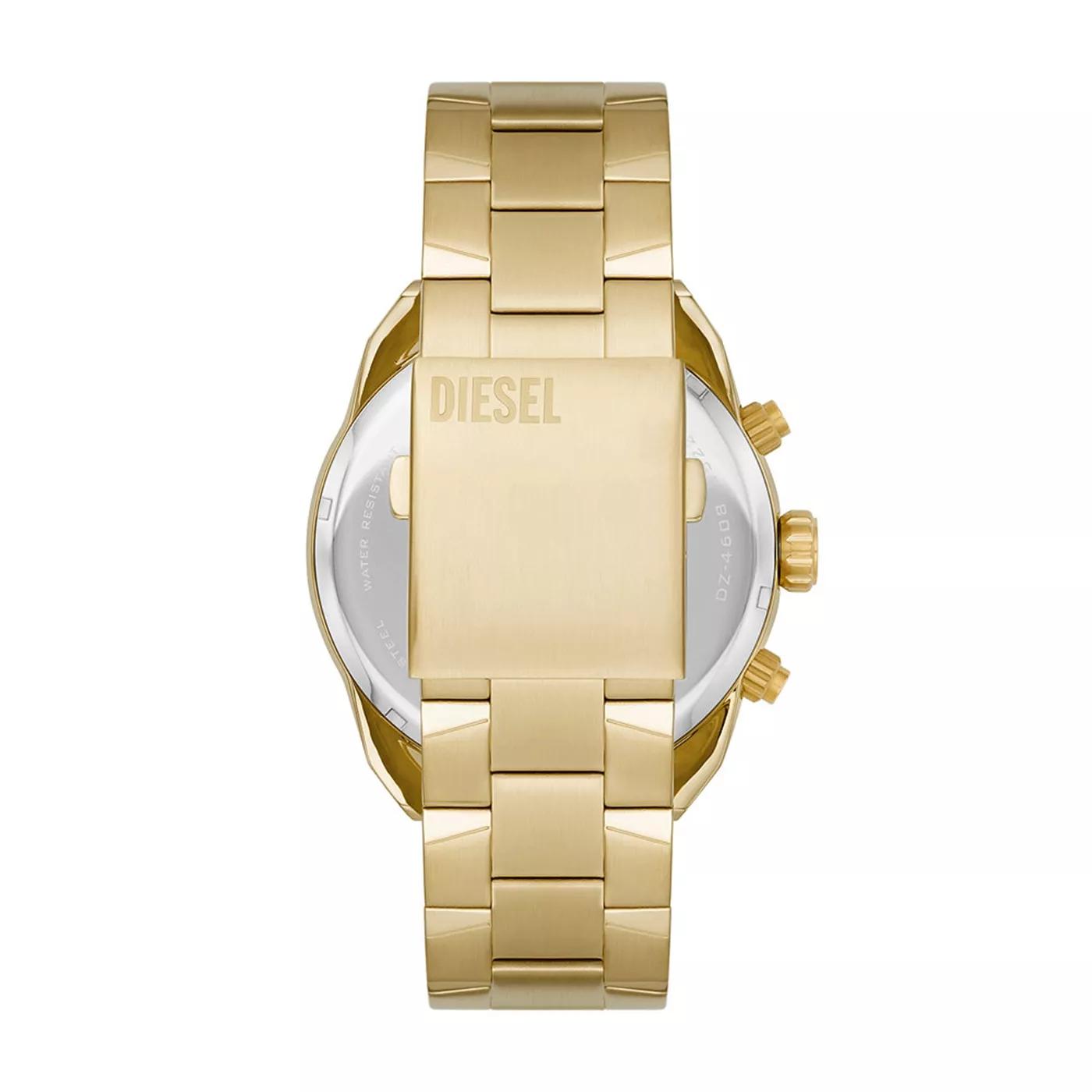 Diesel Uhren - Diesel Spiked Chronograaf Uhr DZ4608 - Gr. unisize - in Gold - für Damen von Diesel