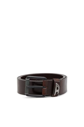 Diesel Unisex D Logo B-Dave Ii Belt Gürteltasche, Dunkelbraun, 100 cm von Diesel