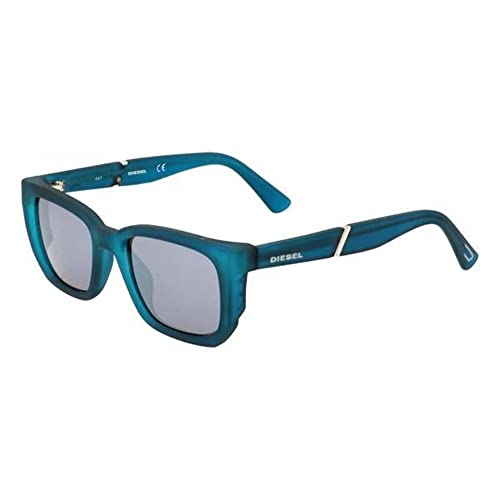 Diesel Unisex-Erwachsene DL0257 91C 47 Sonnenbrille, Blau (Blu Op/Fumo Specchiato) von Diesel