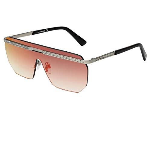 Diesel Unisex-Erwachsene DL0259 45U 00 Sonnenbrille, Braun (Marrone Chiaro Luc/Bordeaux Specchiato), 0 von Diesel