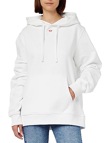 Diesel Unisex S-Ginn-Hood-d Sweat-Shirt Sweatshirt, Hellweiß, XS von Diesel