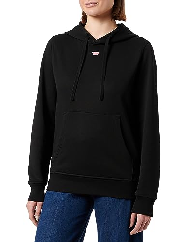 Diesel Unisex S-Ginn-Hood-d Sweat-Shirt Sweatshirt, Schwarz Schwarz Schwarz, XXL von Diesel