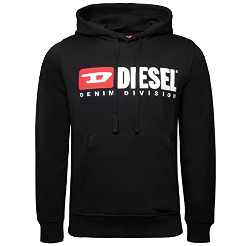 Diesel Unisex S-Ginn-Hood-div Sweat-Shirt Sweatshirt, Schwarz Schwarz Schwarz, XXX-Large von Diesel