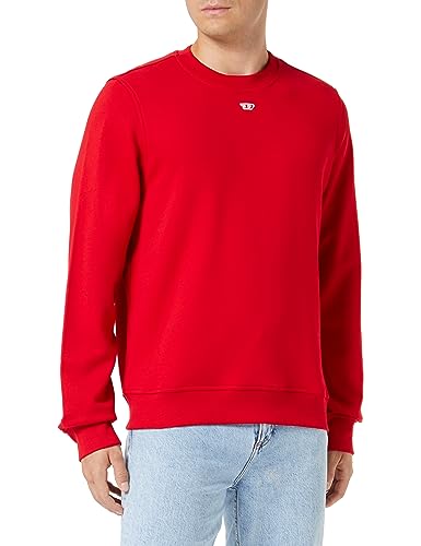 Diesel Unisex S-Ginn-d Sweat-Shirt Sweatshirt, Chinesisches Rot, L von Diesel