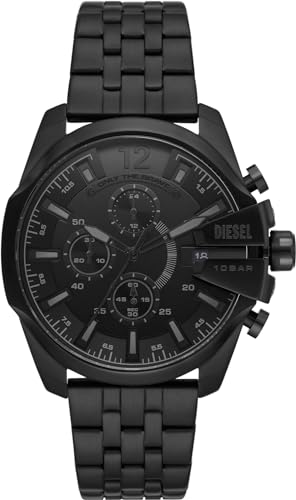 Diesel Herrenuhr Baby Chief, Quarzwerk, 48MM Schwarzes Edelstahlgehäuse mit Edelstahlarmband, DZ4617 Diesel Herrenuhr Baby Chief, Quarzwerk, 48MM Schwarzes Edelstahlgehäuse mit Edelstahlarmband, DZ4617 von Diesel