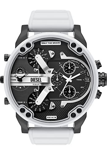 Diesel Herrenuhr Mr. Daddy 2.0 3-Zeiger-Werk Edelstahl anthrazit, DZ7478 von Diesel