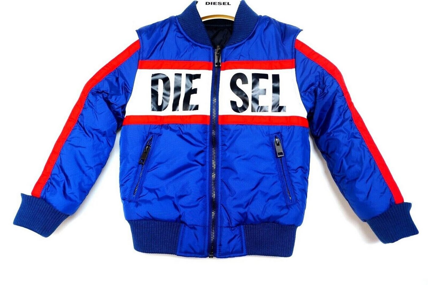 Wendejacke Diesel Kinder Jungen Kinder Jacke, Diesel Jelez 00XQN Reversible Wende Jacke von Diesel