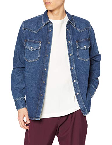 Diesel Westernhemd D-East-P1 Denim, Regular Fit, Blau, Blau Large von Diesel