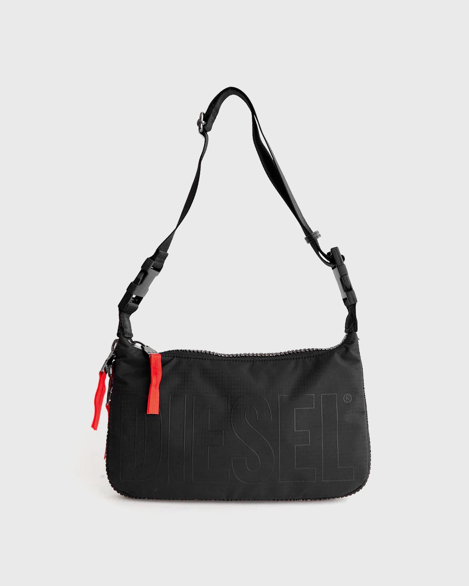 Diesel ZIP-D ZIP-D SHOULDER BAG MEN men Messenger & Crossbody Bags black in Größe:ONE SIZE von Diesel