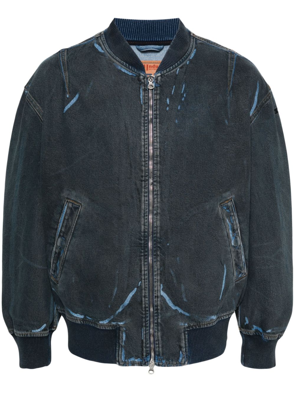 Diesel Bomberjacke im Jeans-Look - Blau von Diesel