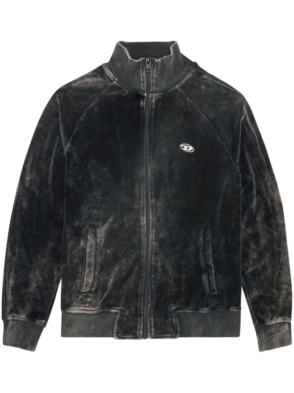 Diesel S-Raband Jacke mit Logo-Stickerei - Schwarz von Diesel