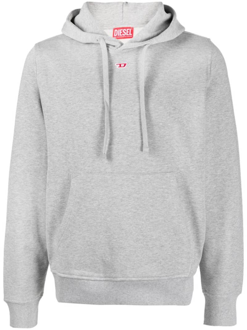 Diesel Hoodie mit Logo-Patch - Grau von Diesel