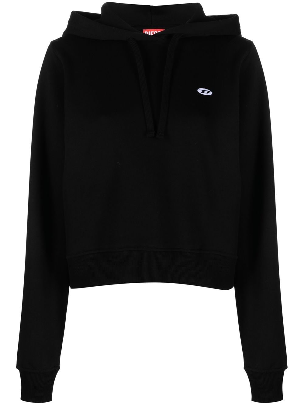 Diesel Hoodie mit Logo-Patch - Schwarz von Diesel