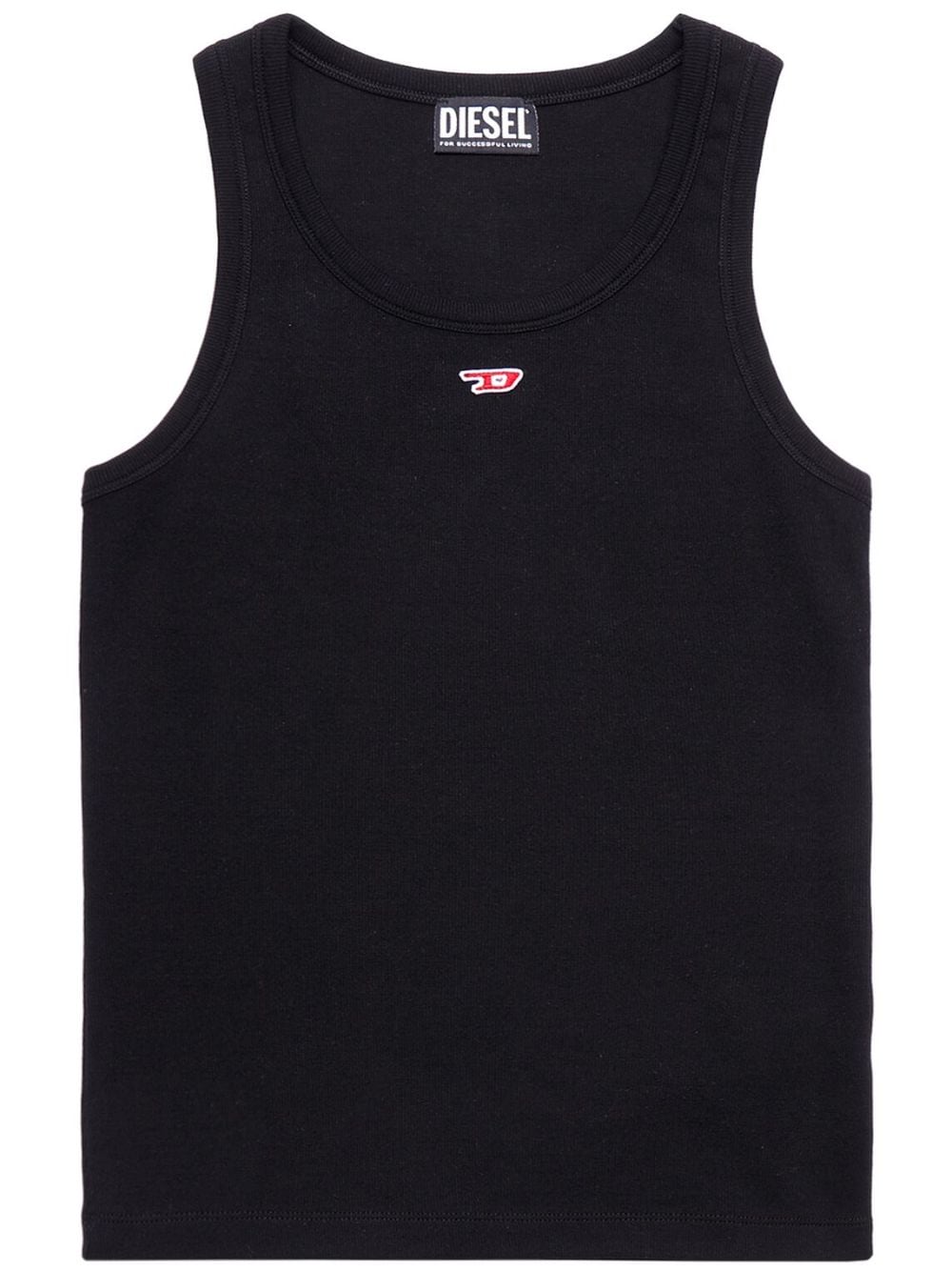 Diesel T-Anky-D Tanktop mit Logo-Applikation - Schwarz von Diesel