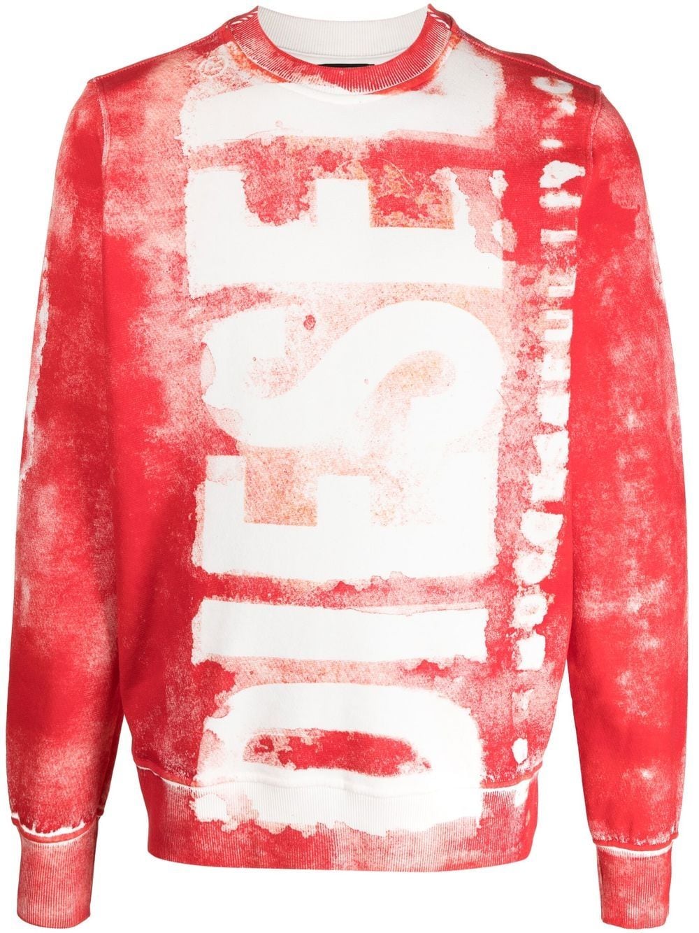 Diesel S-Giny Sweatshirt mit Logo-Print - Weiß von Diesel