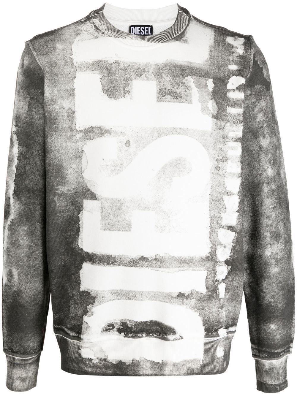 Diesel S-Giny Sweatshirt mit Logo-Print - Weiß von Diesel